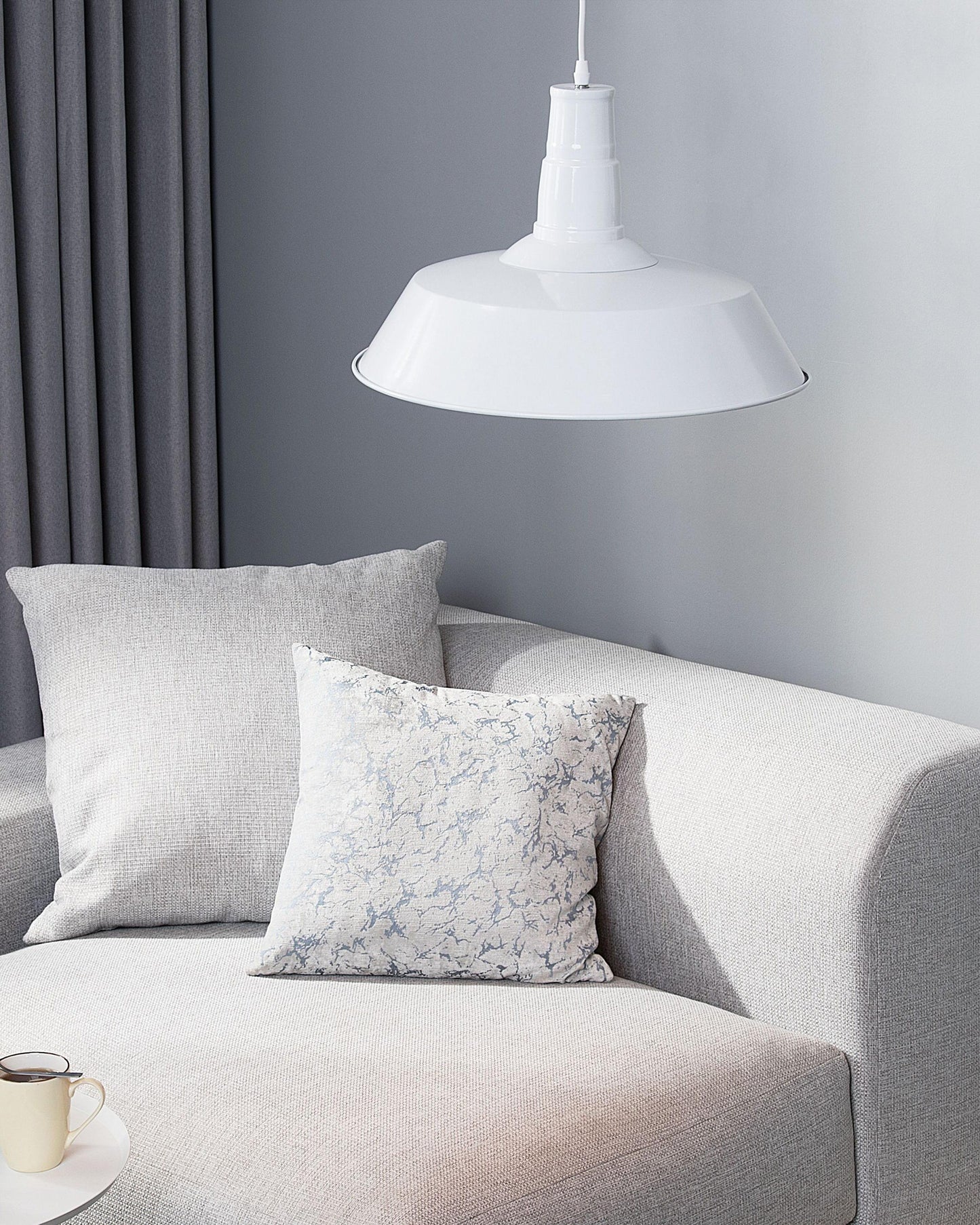  Pendant Lamp BAYOU Metal White