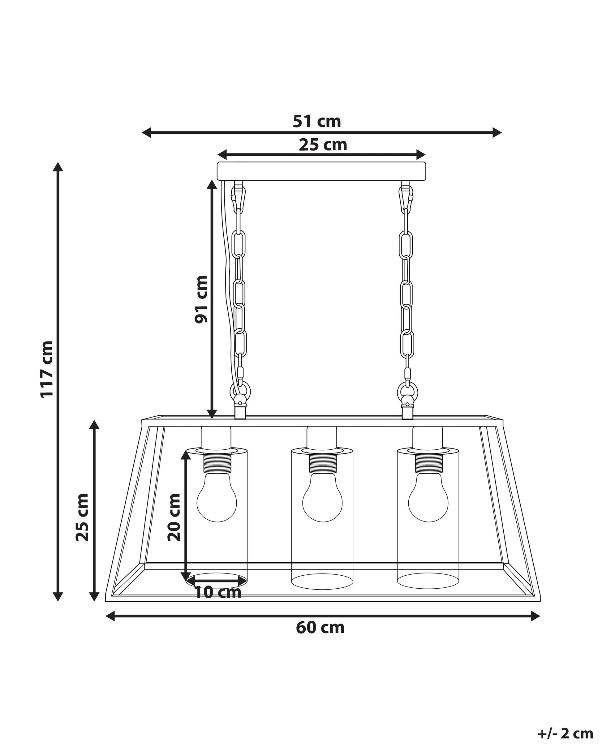  Pendant Lamp MUGER Metal Black