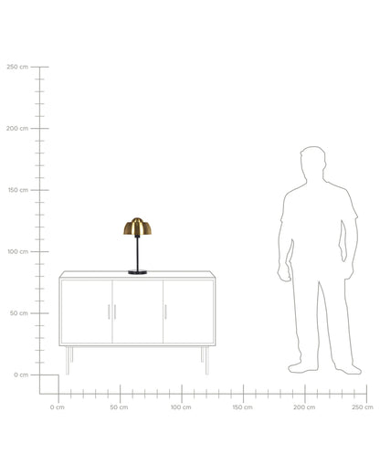  Table Lamp SENETTE Metal Black/ Gold