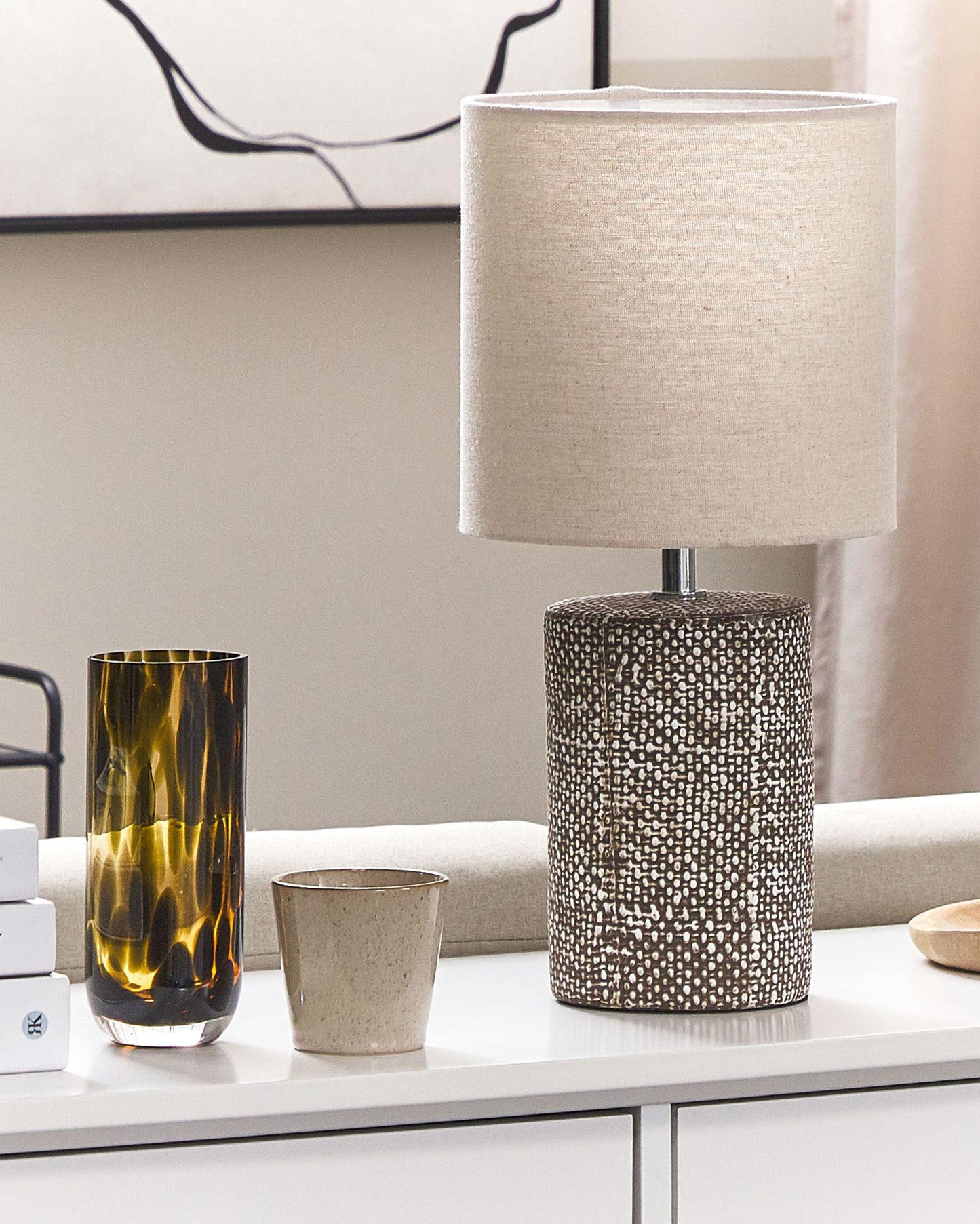 Table Lamp IDER Ceramic Brown