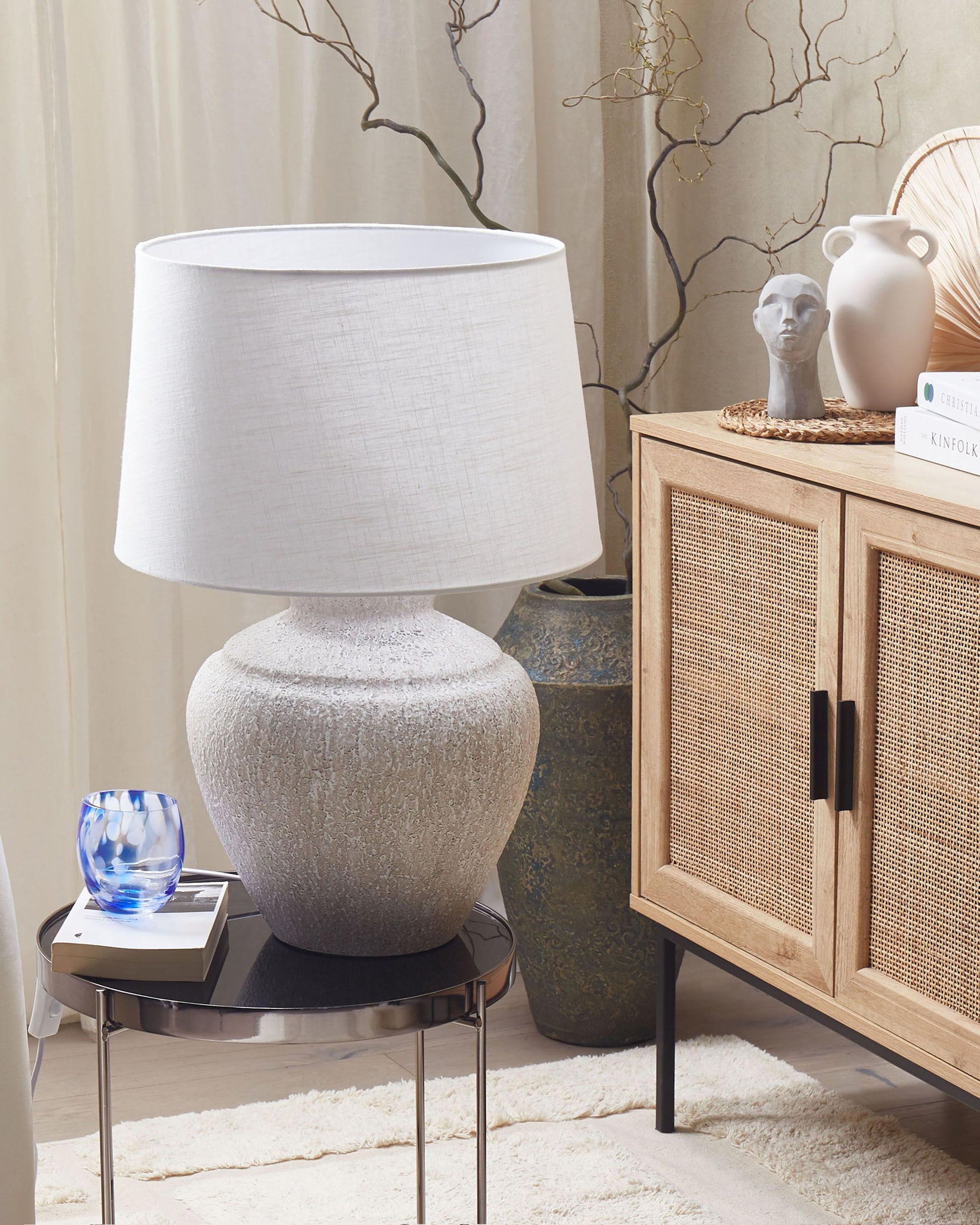  Table Lamp CAINE Ceramic Light Beige