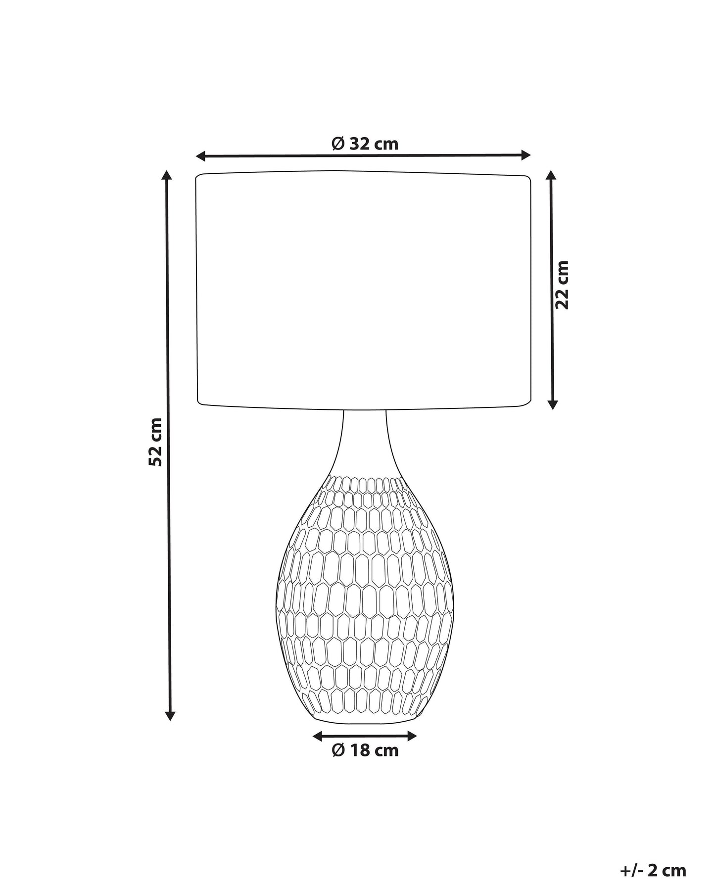  Table Lamp HADDAS Ceramic Yellow