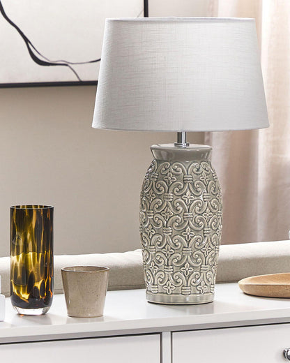  Table Lamp KHOPER Ceramic Grey