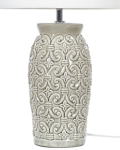  Table Lamp KHOPER Ceramic Grey