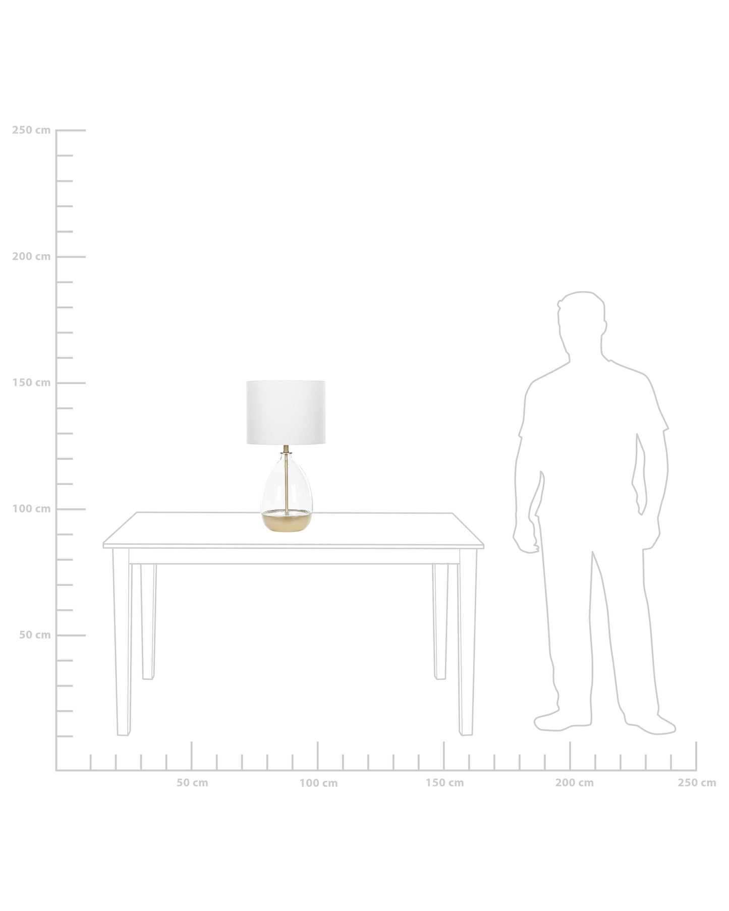  Table Lamp OKARI Glass White