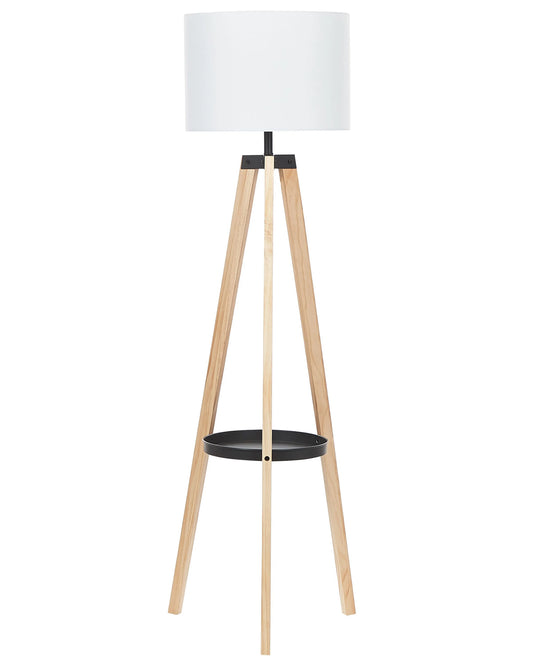  Floor Lamp BLUFF Pine Wood White