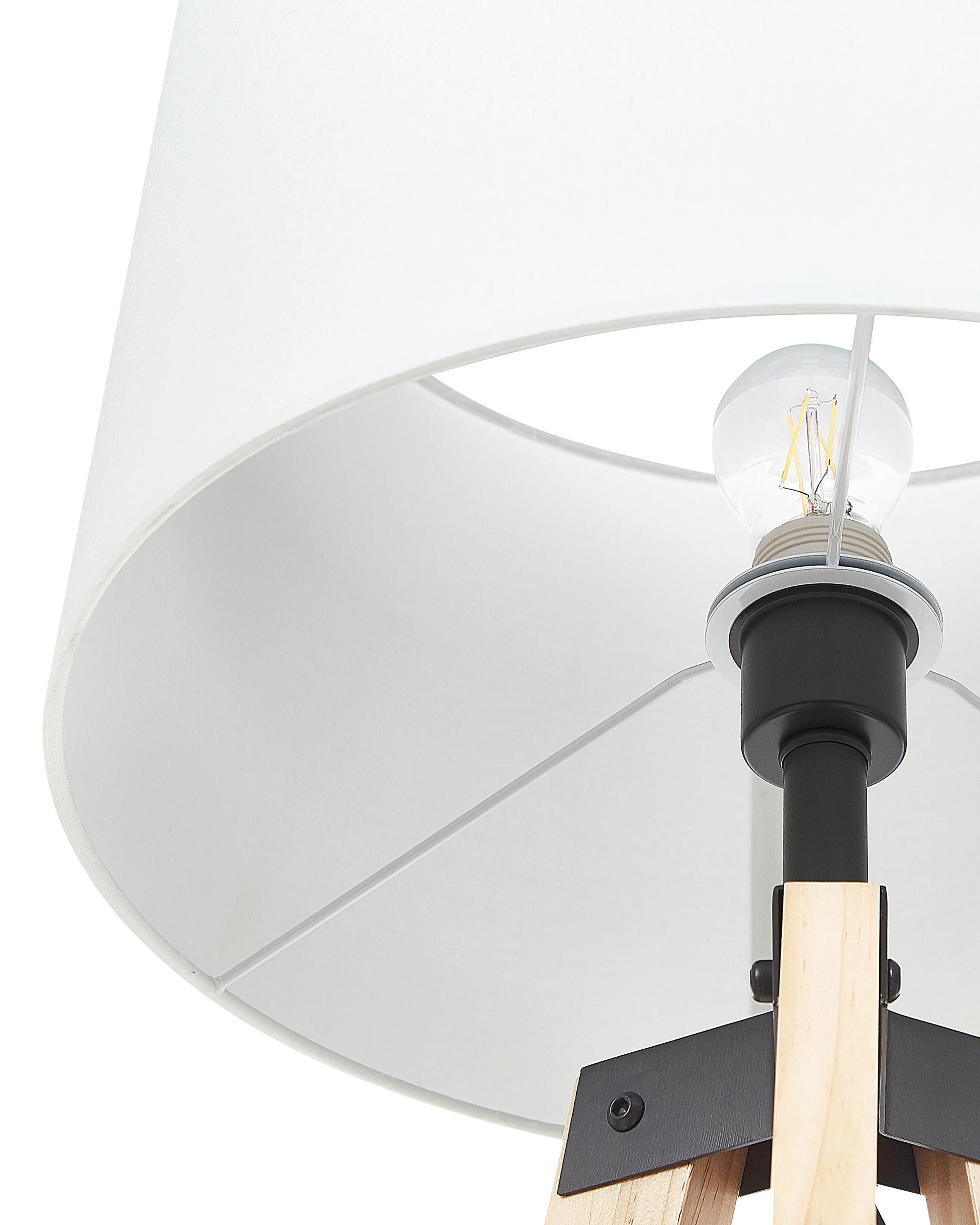  Floor Lamp BLUFF Pine Wood White