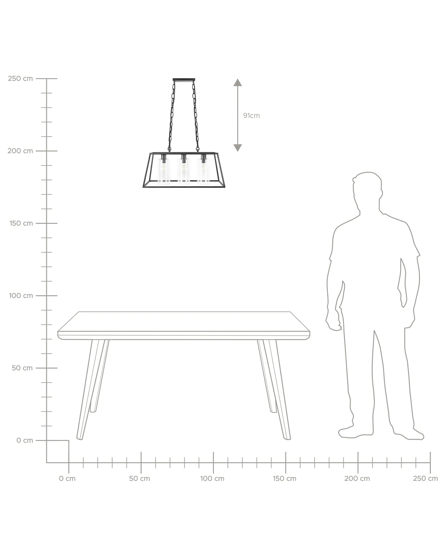  Pendant Lamp MUGER Metal Black