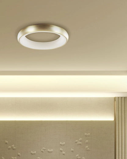  LED Ceiling Lamp ATARAN Metal Gold