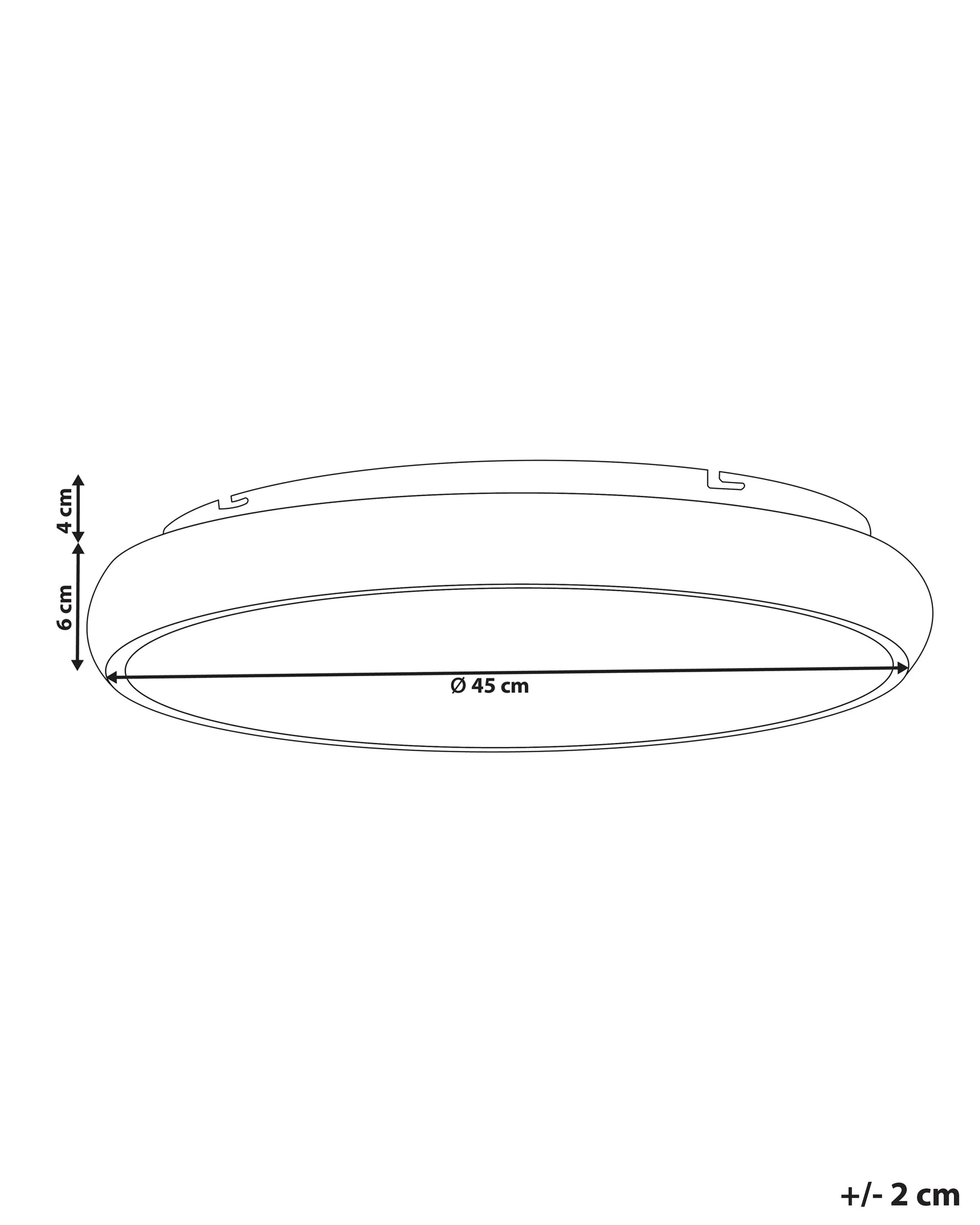  LED Ceiling Lamp ATARAN Metal Gold