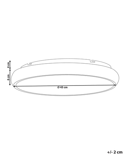  LED Ceiling Lamp ATARAN Metal Gold
