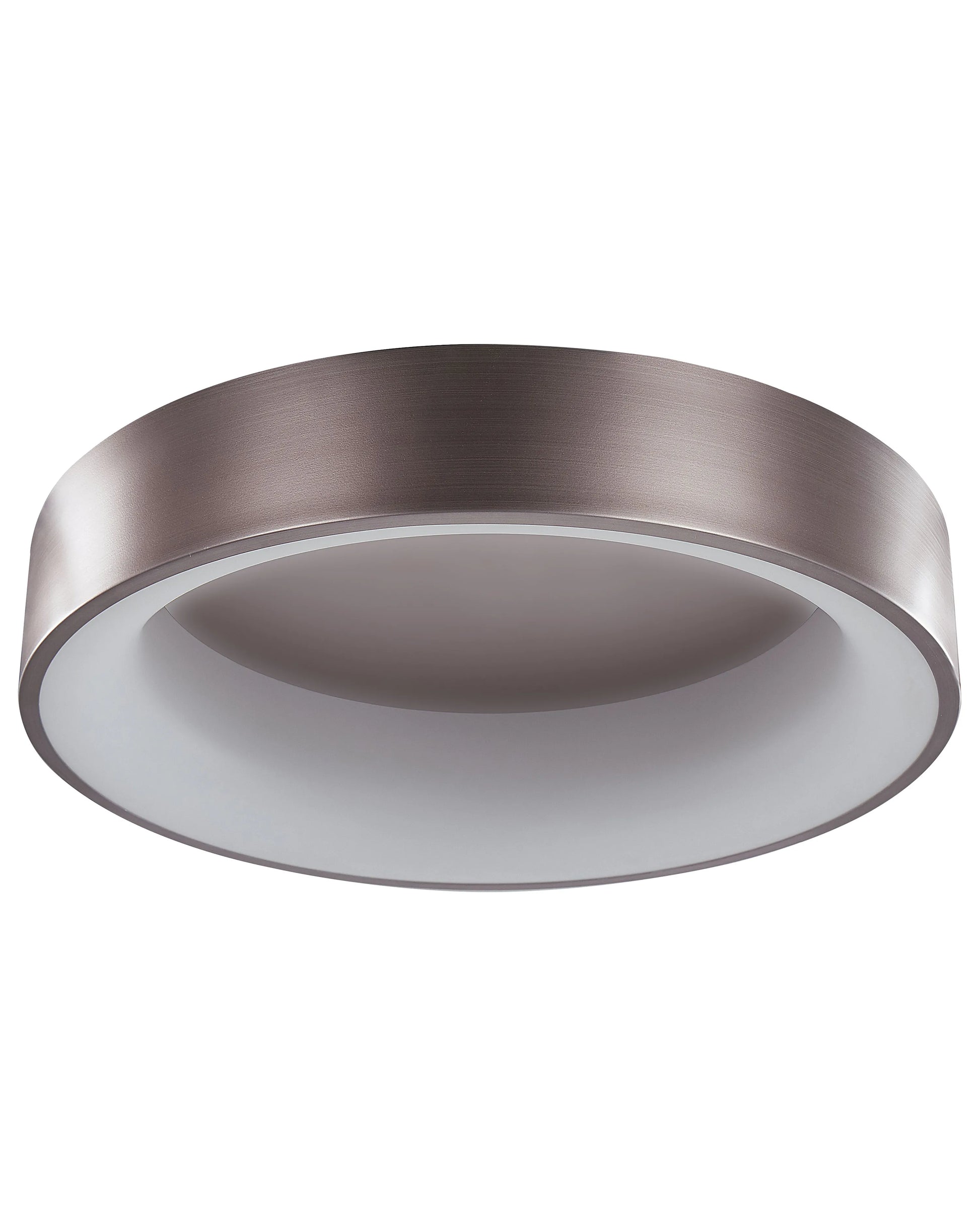 LED Ceiling Lamp DAWEI Metal Light Brown