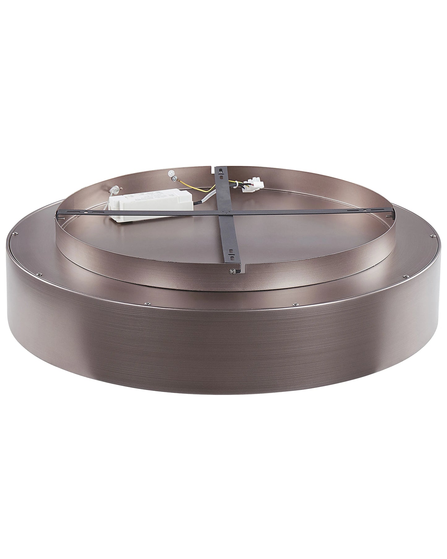  LED Ceiling Lamp DAWEI Metal Light Brown