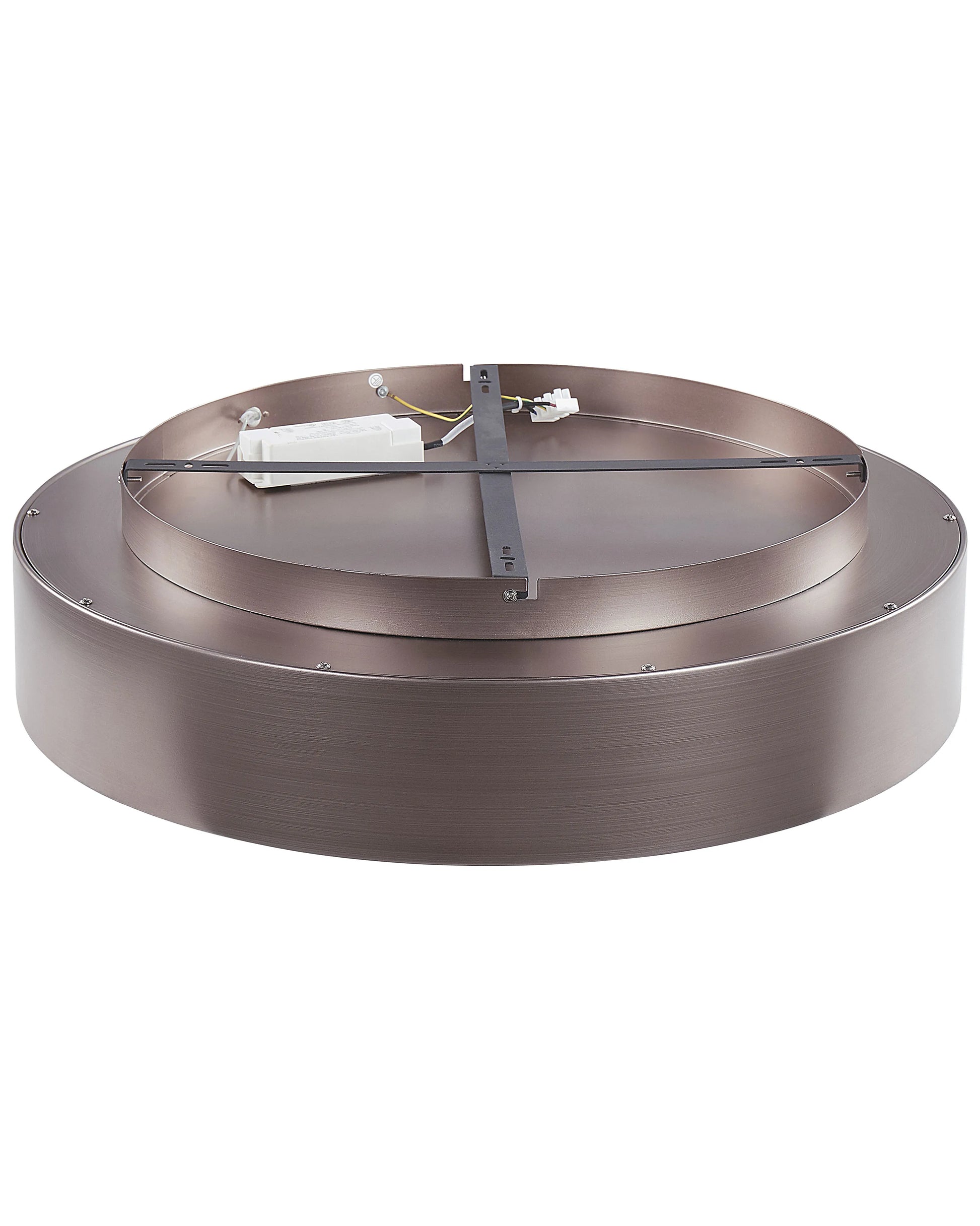  LED Ceiling Lamp DAWEI Metal Light Brown