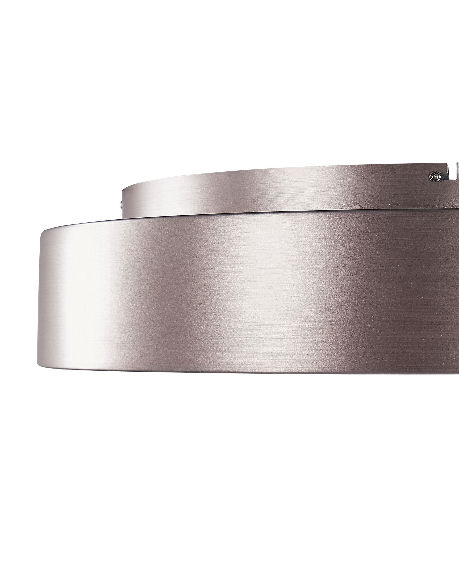  LED Ceiling Lamp DAWEI Metal Light Brown