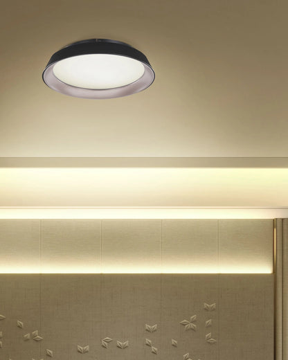  LED Ceiling Lamp BILIN Metal Black