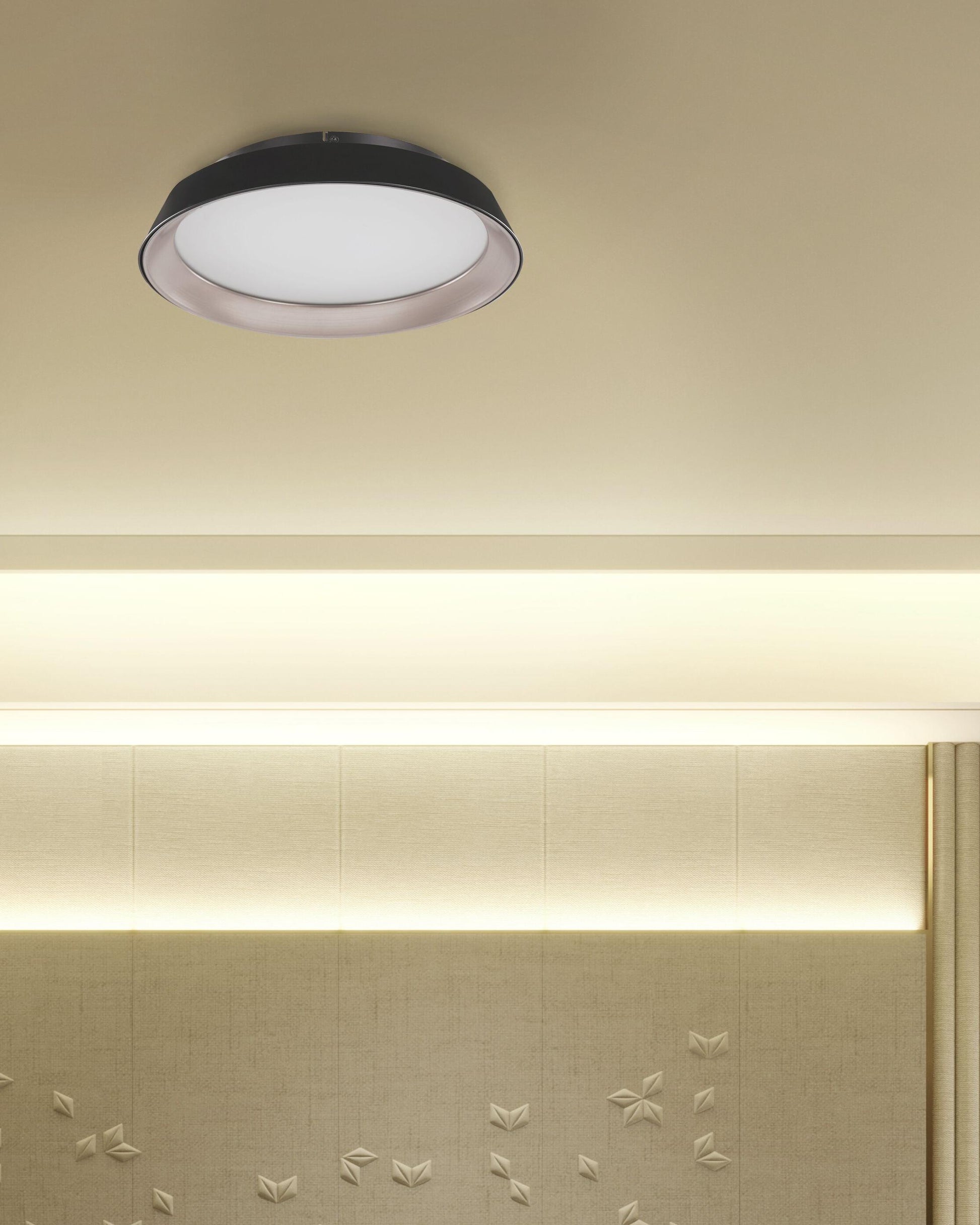  LED Ceiling Lamp BILIN Metal Black