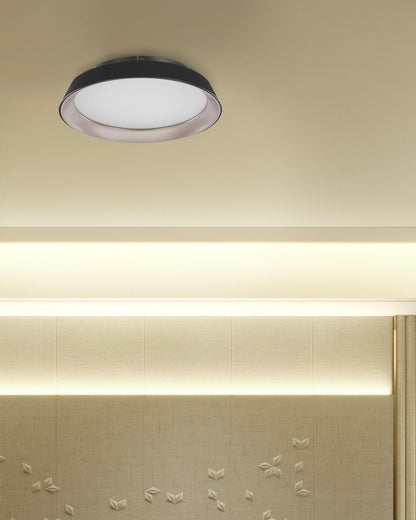  LED Ceiling Lamp BILIN Metal Black