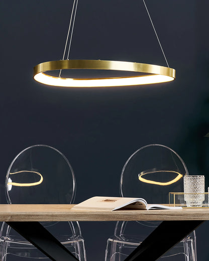 LED Pendant Lamp KRABURI Metal Gold