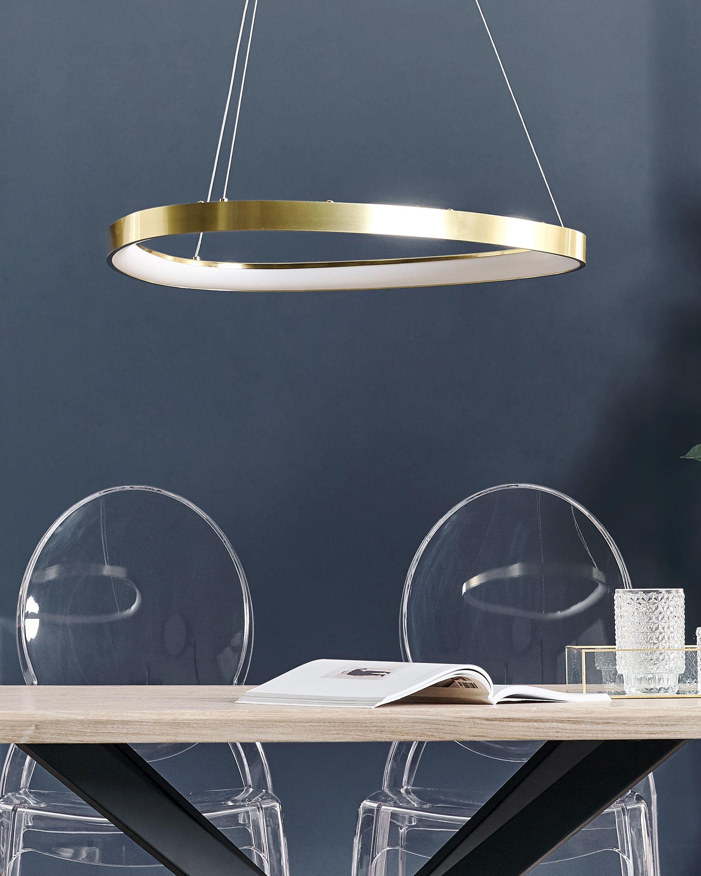  LED Pendant Lamp KRABURI Metal Gold