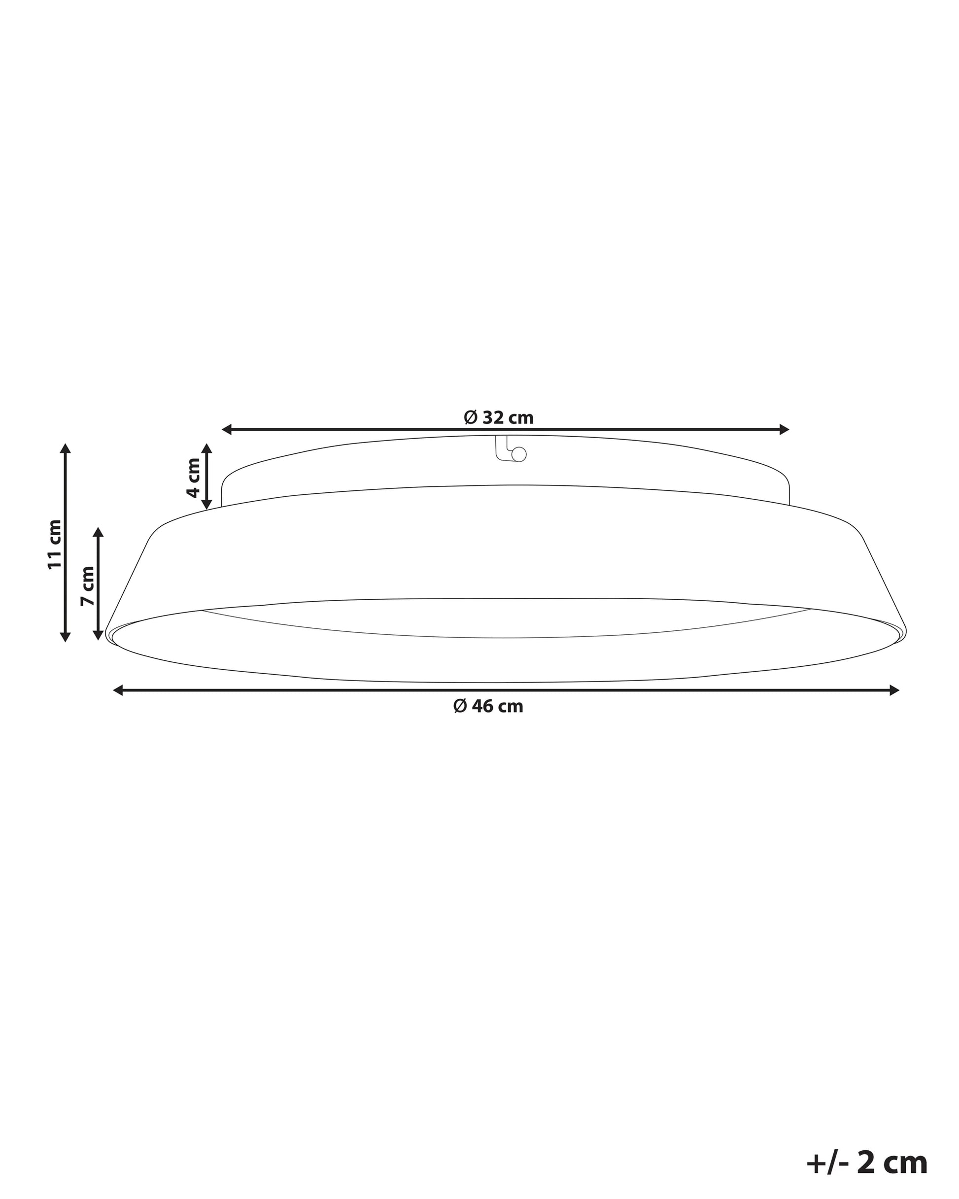  LED Ceiling Lamp BILIN Metal Black