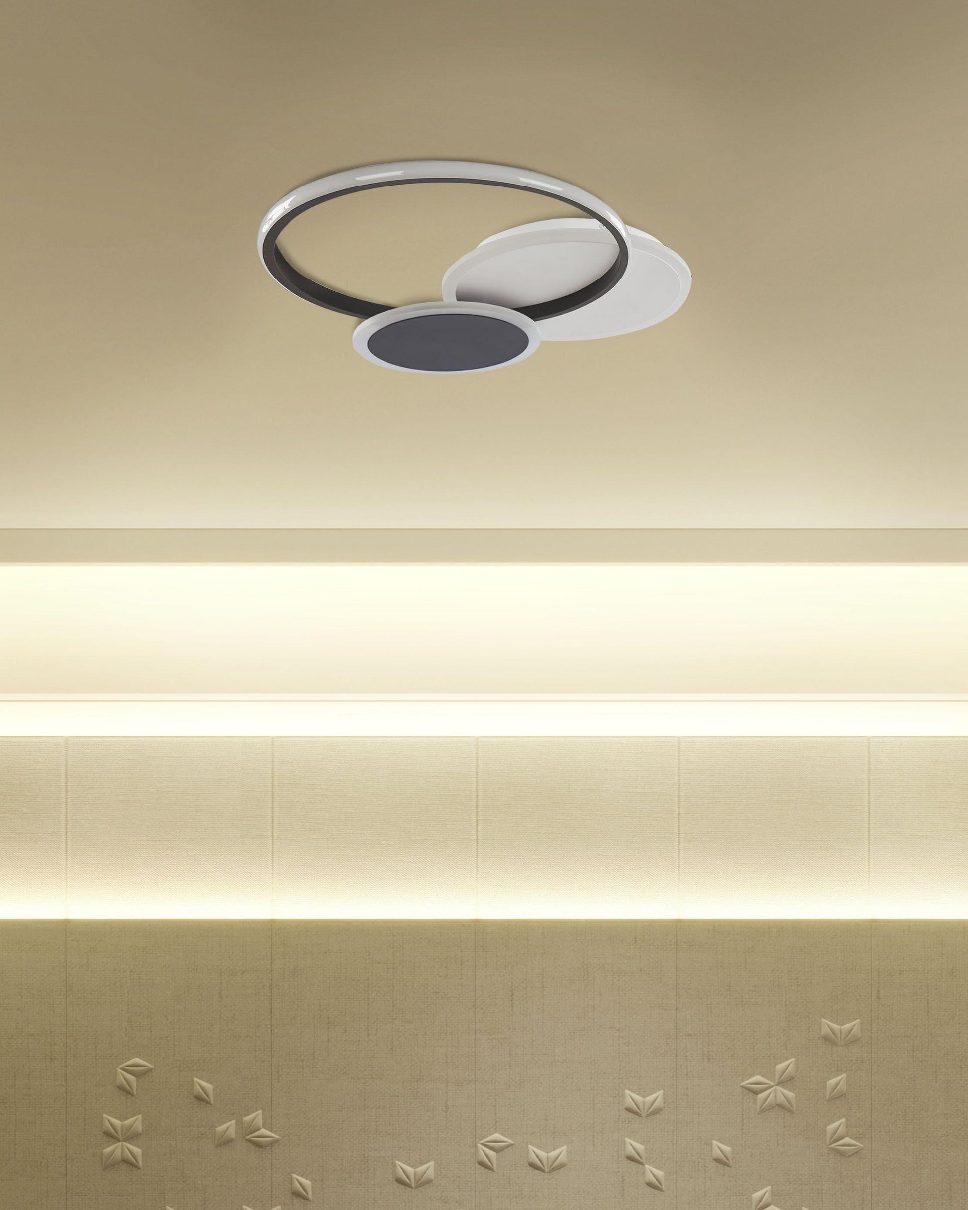  LED Ceiling Lamp ZAMI Metal Black