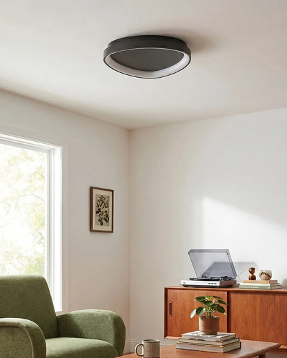  LED Ceiling Lamp NANDING Metal Black