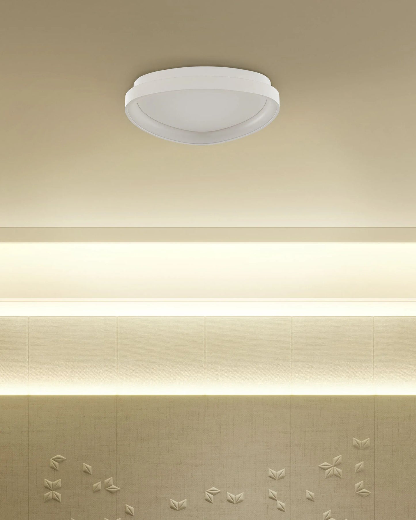  LED Ceiling Lamp NANDING Metal White