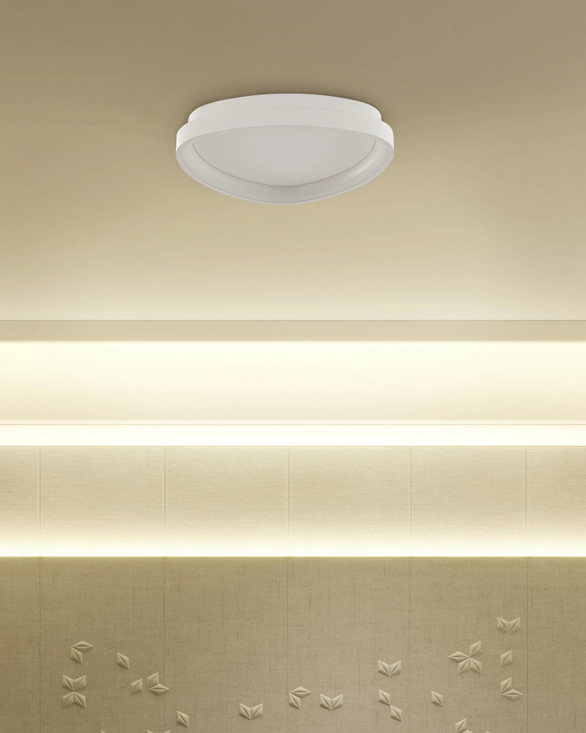  LED Ceiling Lamp NANDING Metal White