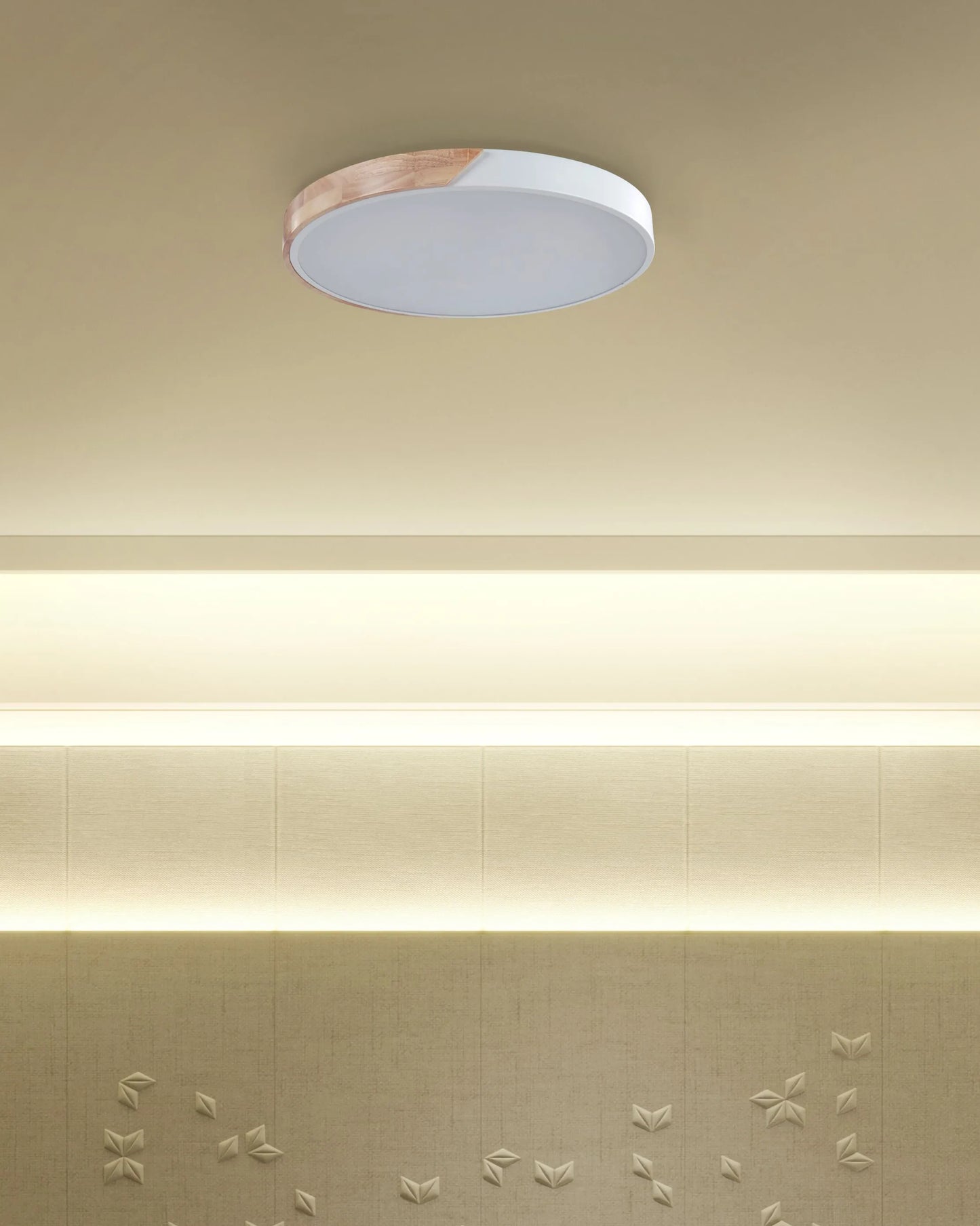  LED Ceiling Lamp PATTANI Metal White