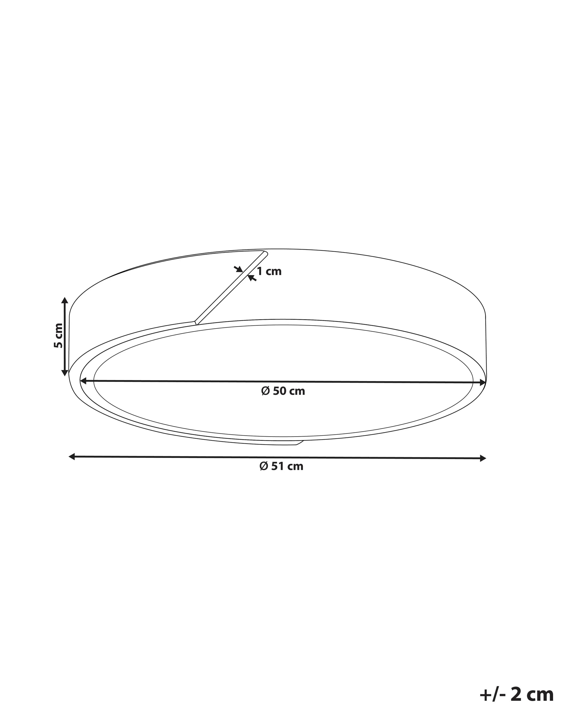  LED Ceiling Lamp PATTANI Metal White