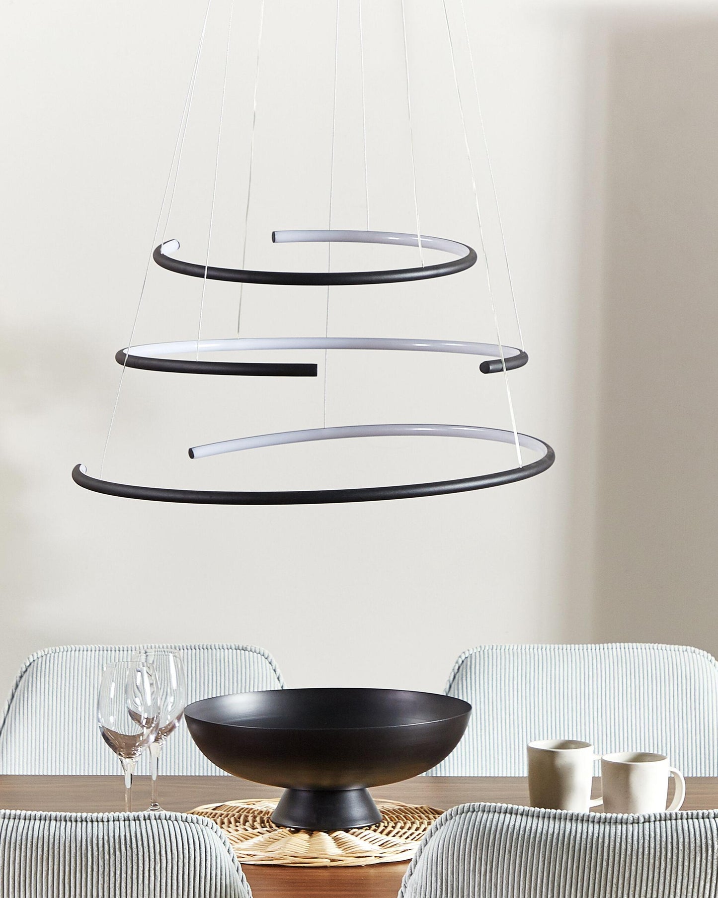  LED Pendant Lamp MAYU Metal Black