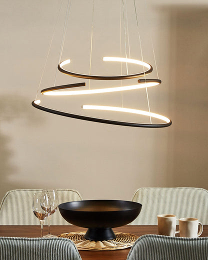  LED Pendant Lamp MAYU Metal Black