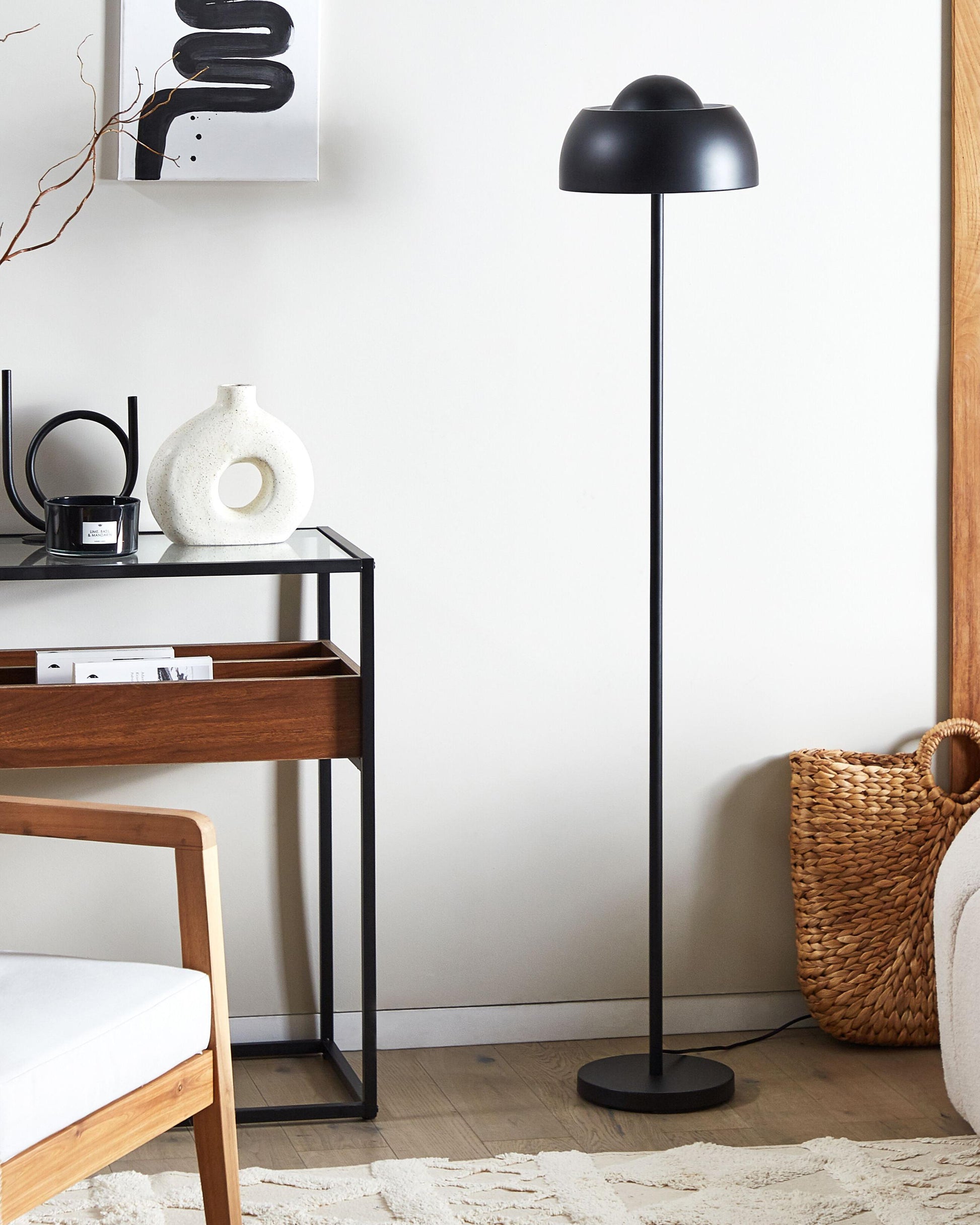  Floor Lamp SENETTE Metal Black