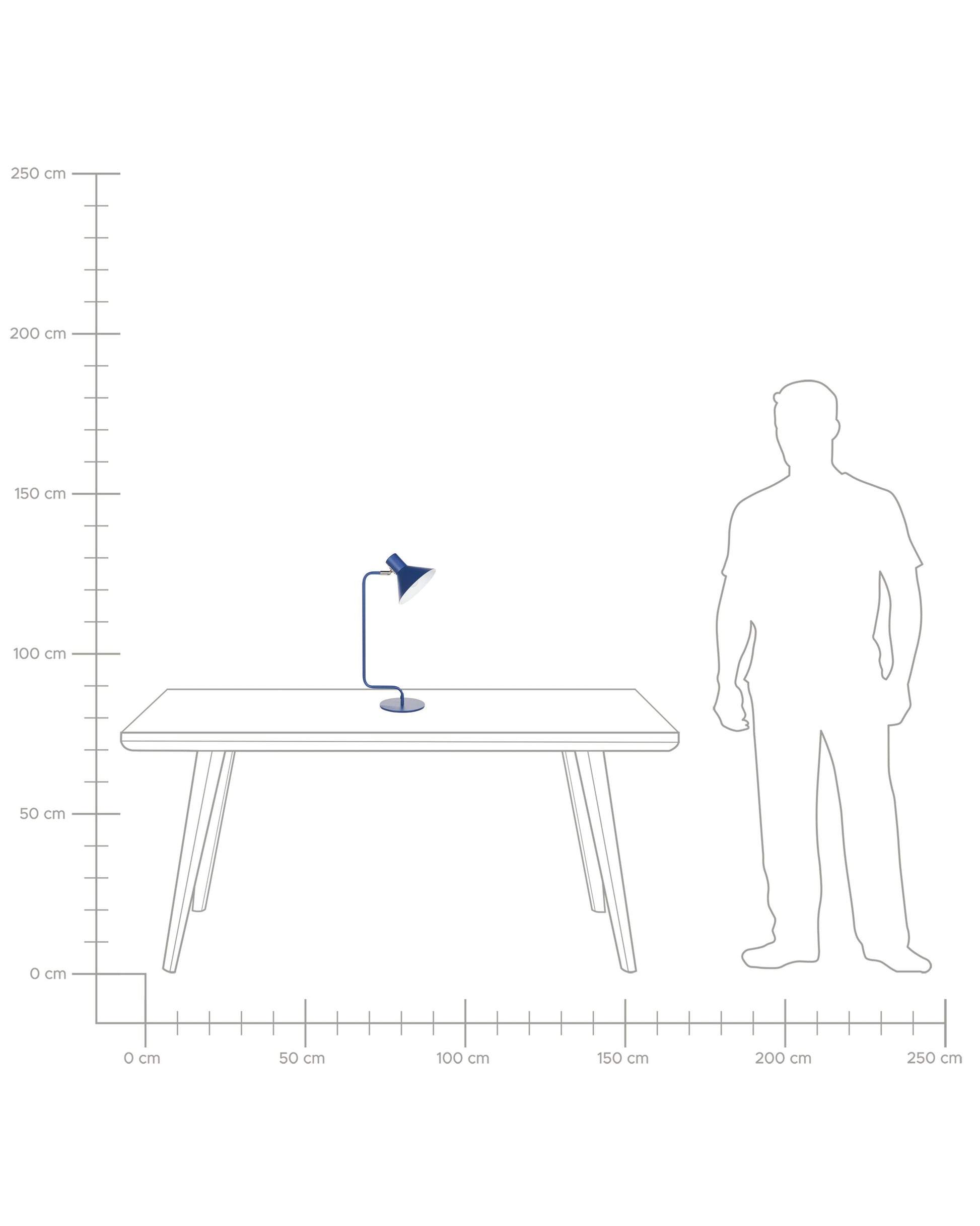  Desk Lamp RIMAVA Adjustable Metal Blue