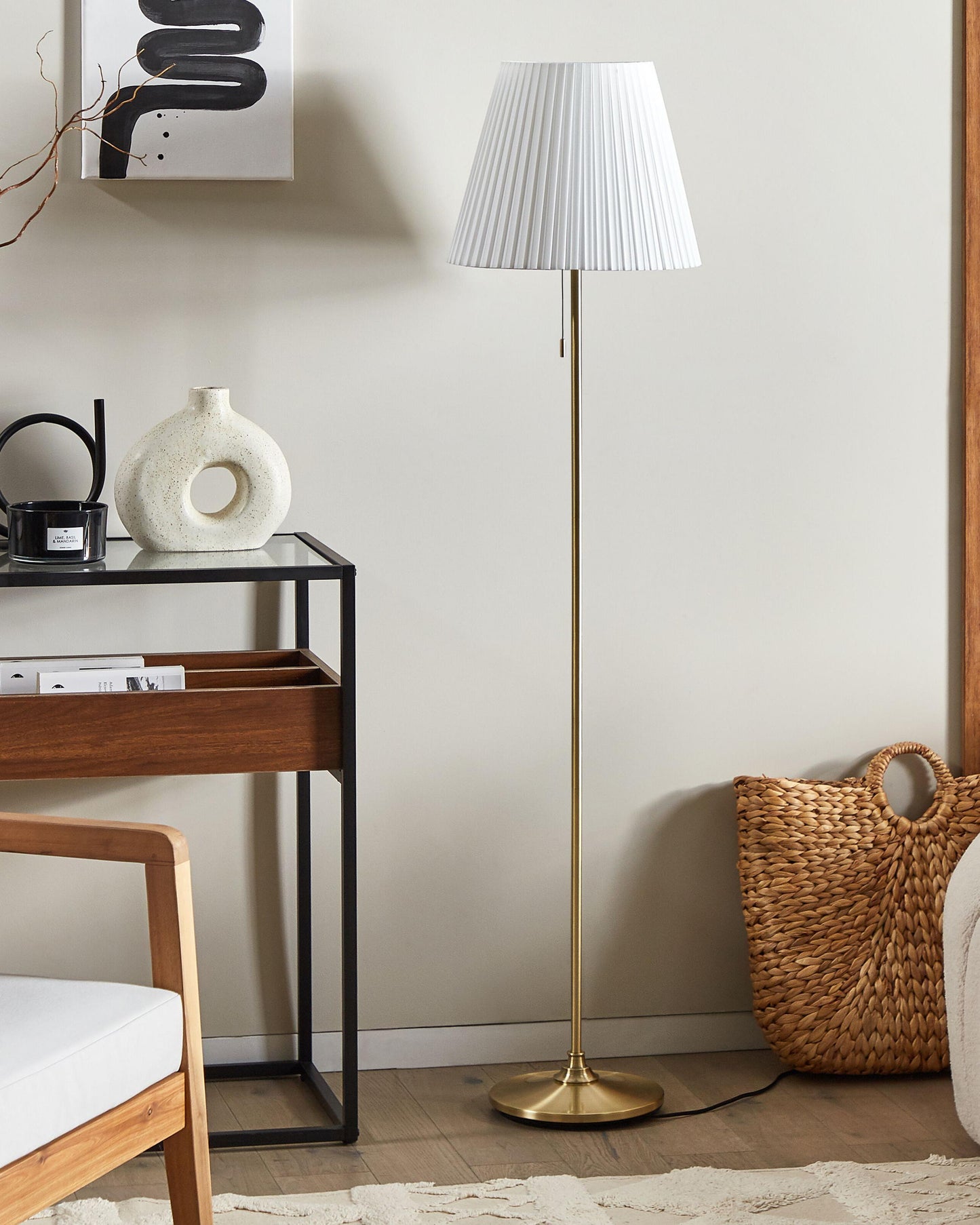  Floor Lamp TORYSA Metal Brass