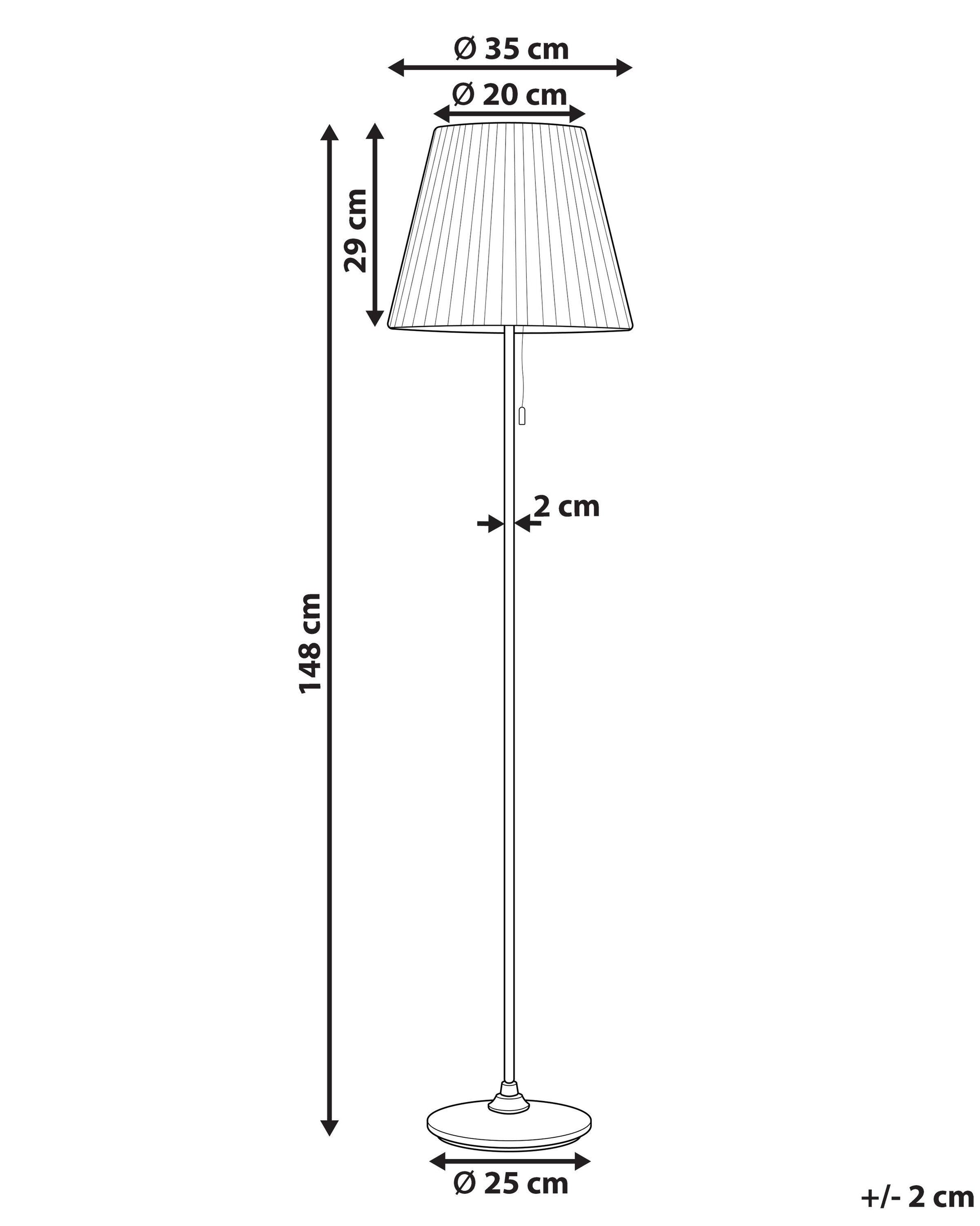  Floor Lamp TORYSA Metal Brass