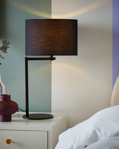  Table Lamp BALDWIN Metal Black