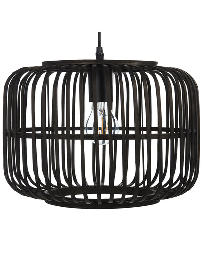  Pendant Lamp MACHEKE Bamboo Wood Black