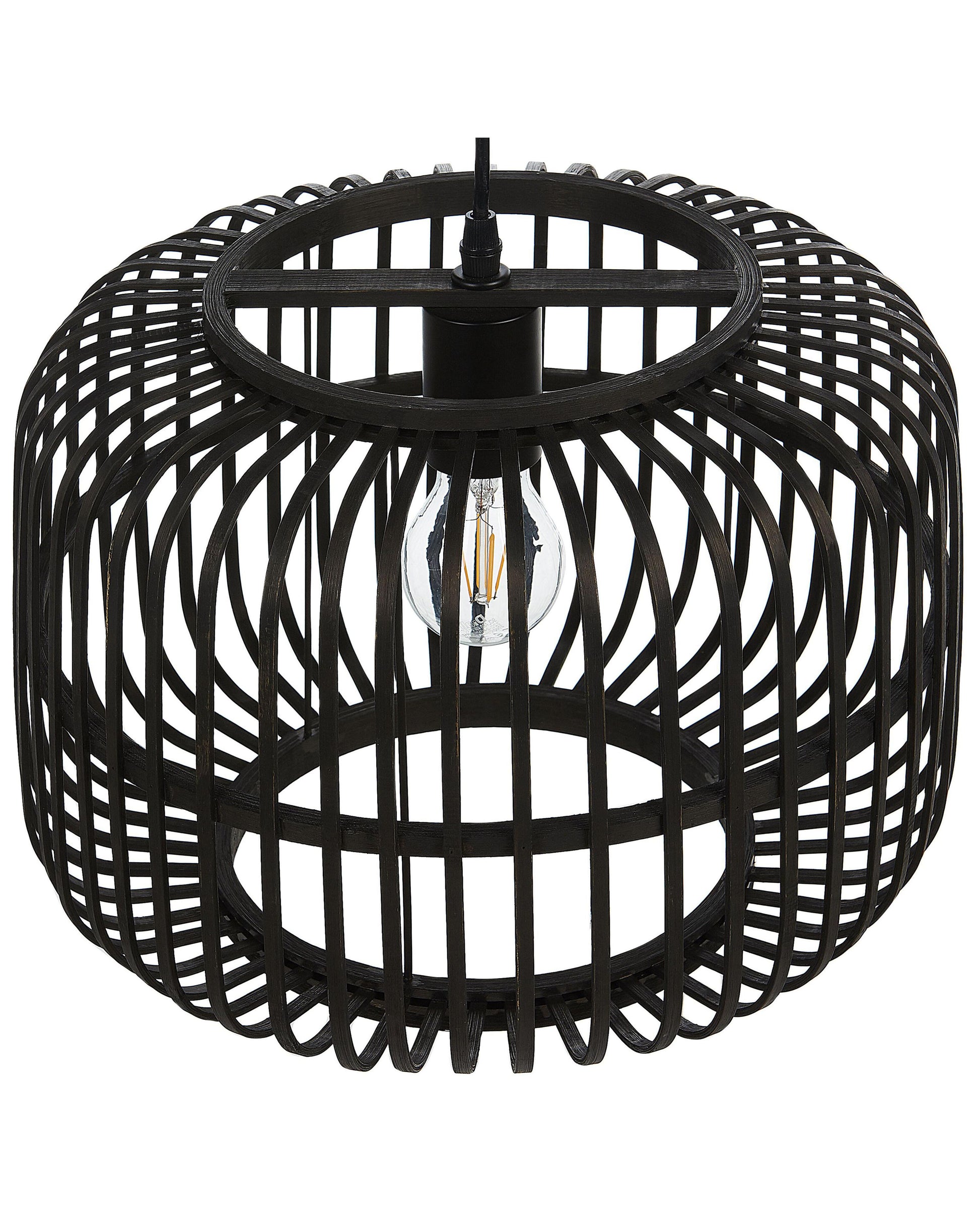  Pendant Lamp MACHEKE Bamboo Wood Black
