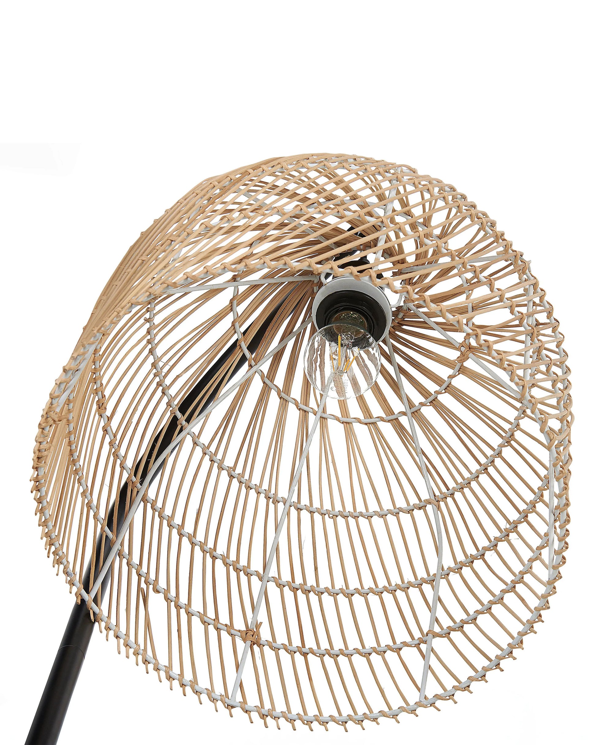  Floor Lamp BERNICA Rattan Natural