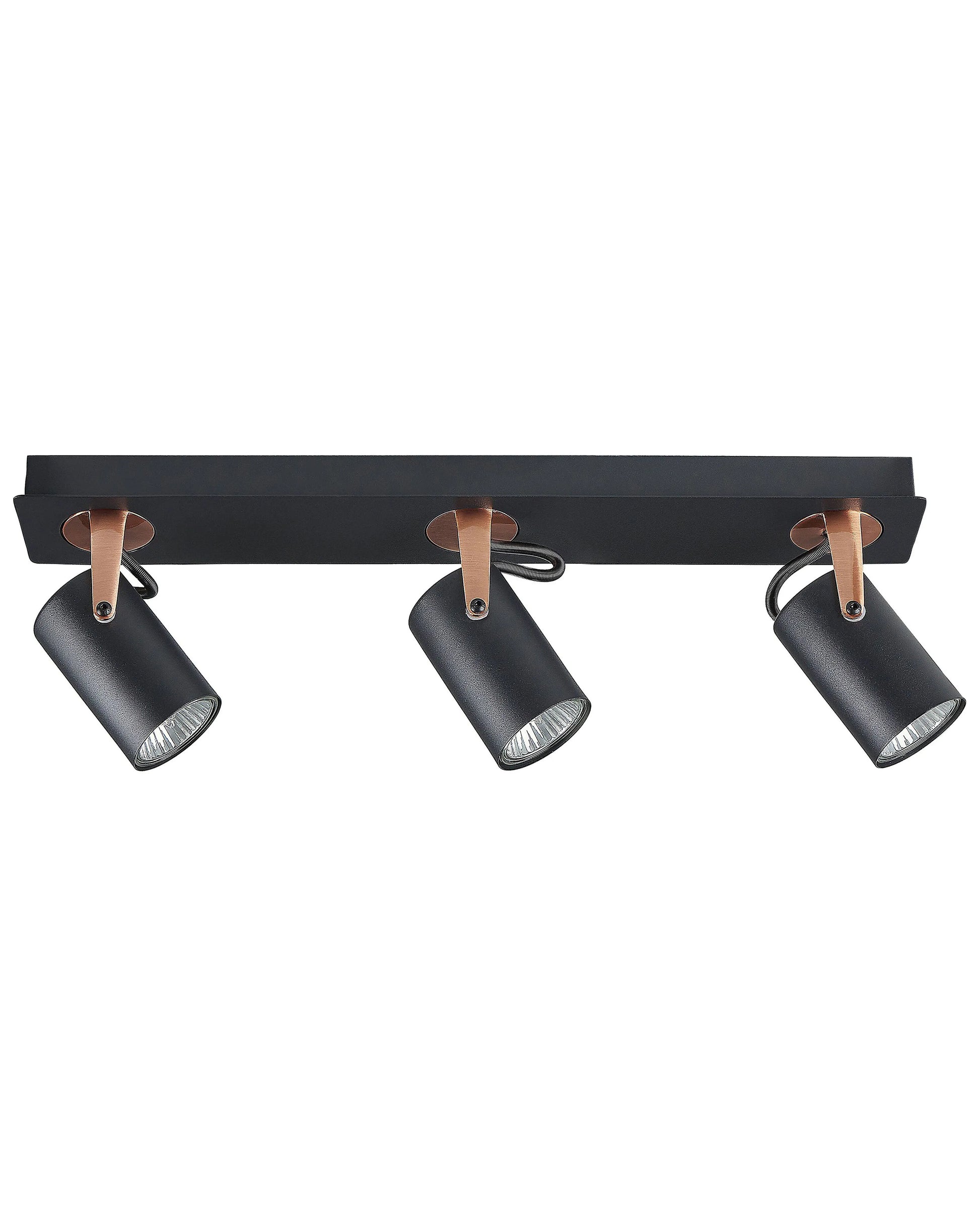  3 Light Spotlight KLIP Adjustable Metal Black