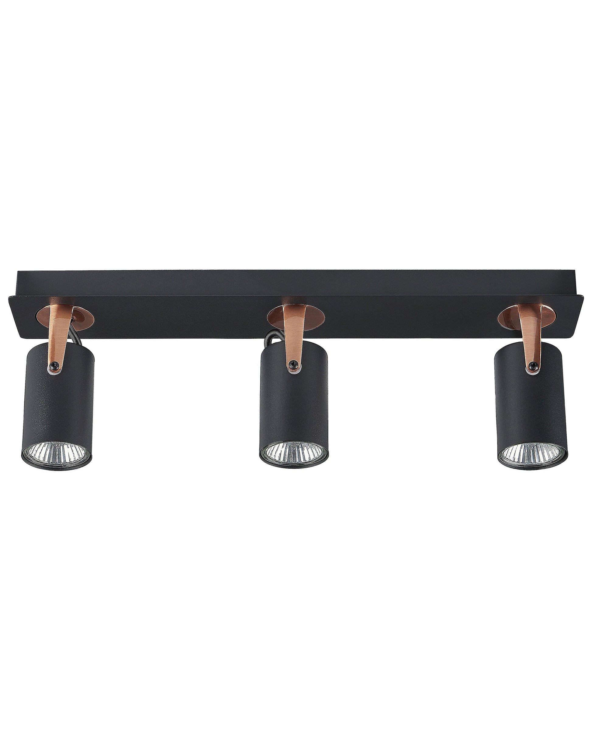  3 Light Spotlight KLIP Adjustable Metal Black