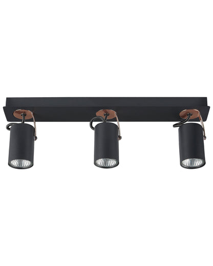  3 Light Spotlight KLIP Adjustable Metal Black