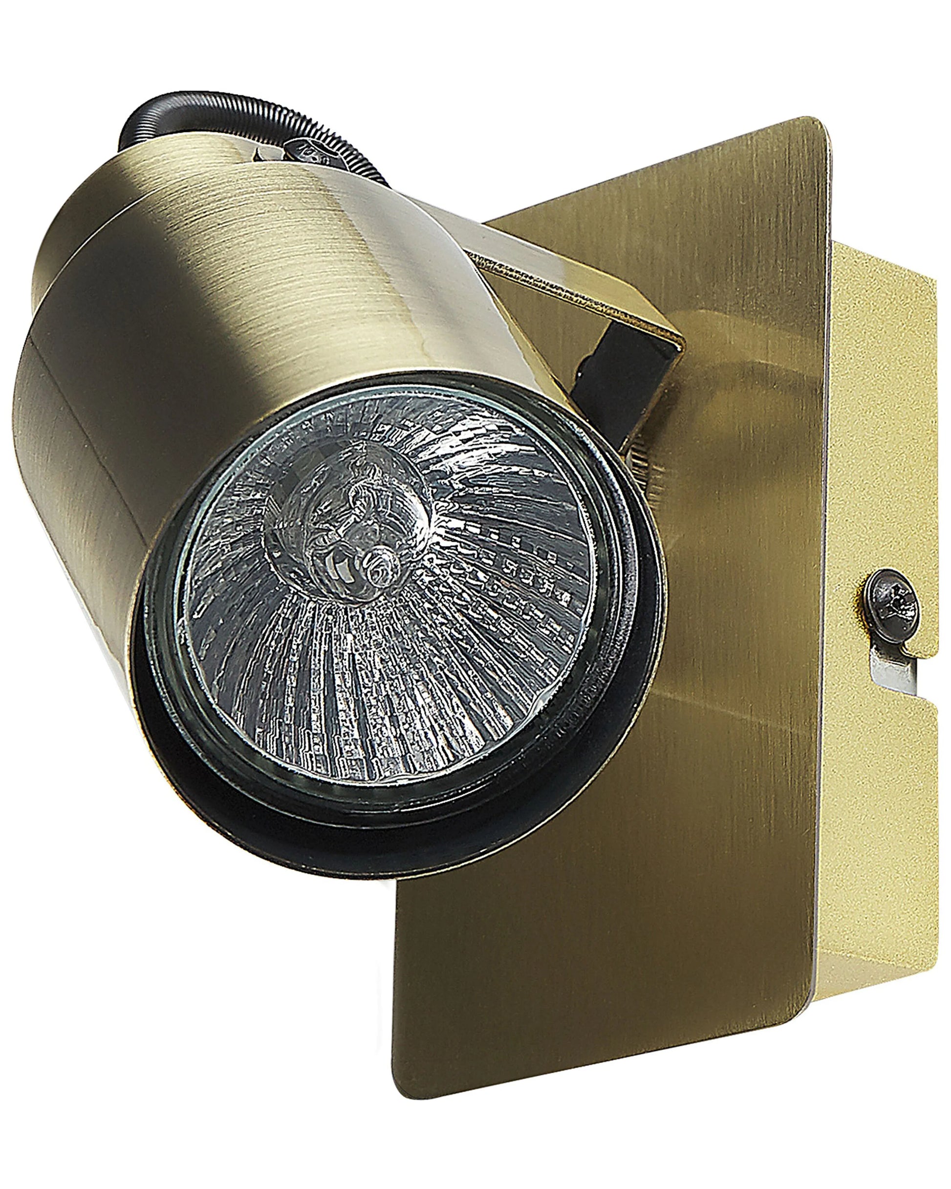 Set Of 2 Spotlight Lamps BONTE Adjustable Metal Brass