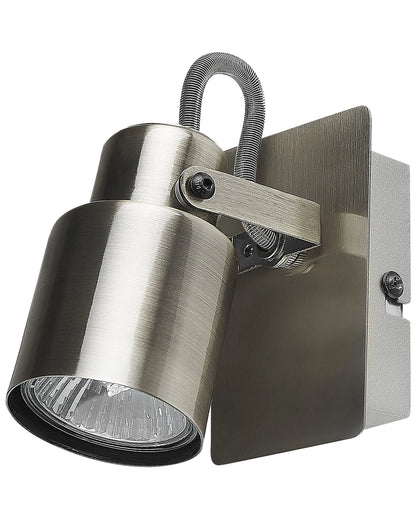  Set Of 2 Spotlight Lamps BONTE Adjustable Metal Silver