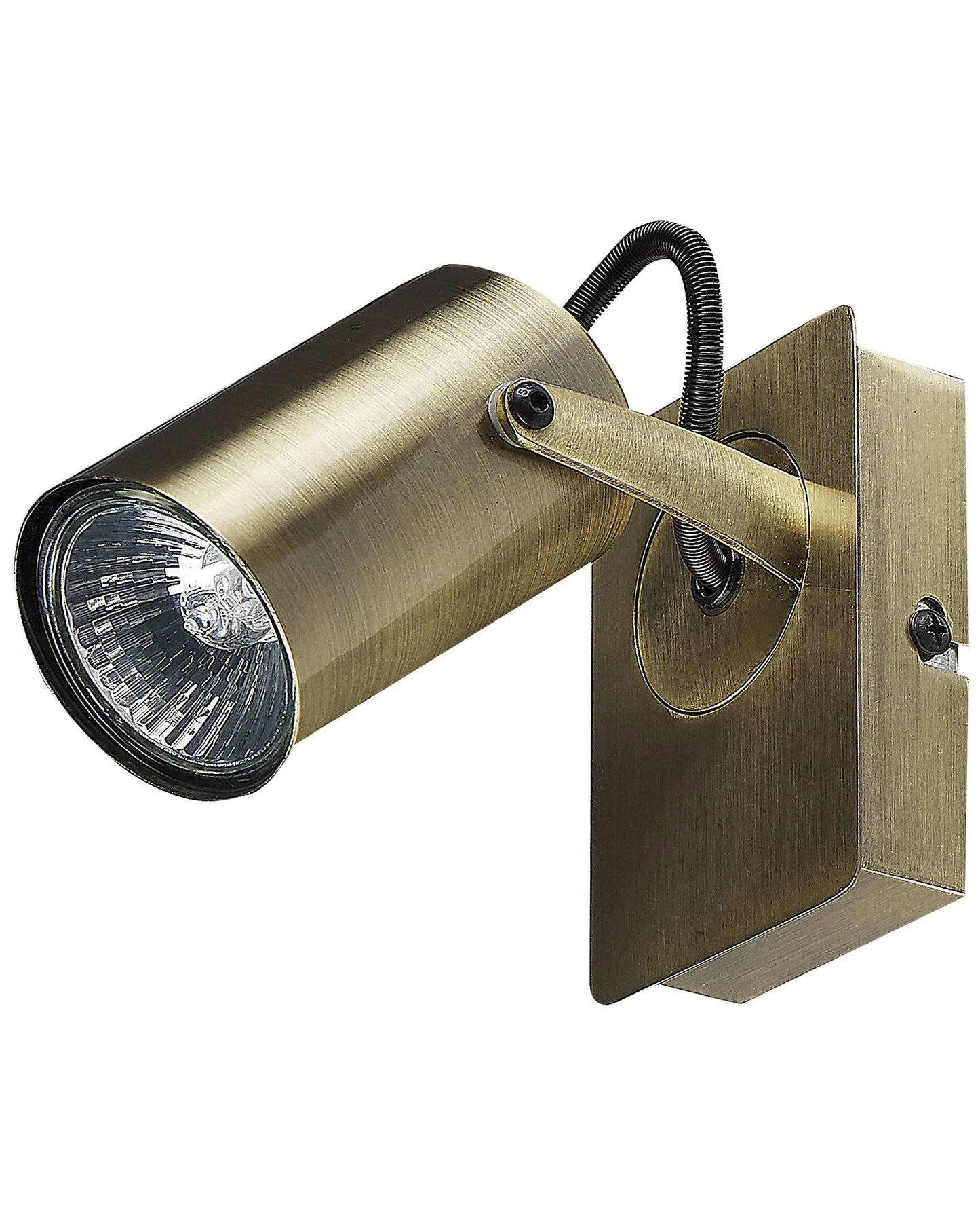  Set Of 2 Spotlight Lamps KLIP Adjustable Metal Brass