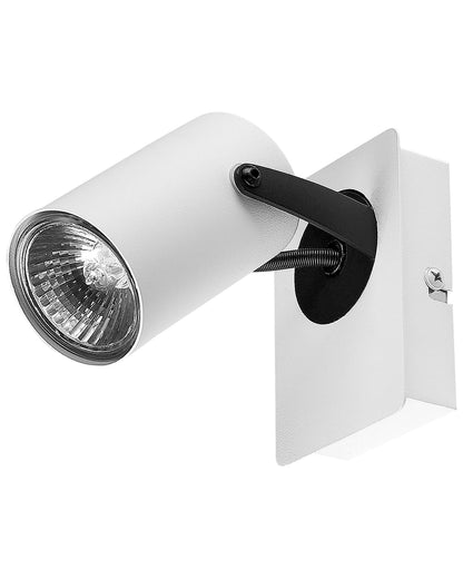  Set Of 2 Spotlight Lamps KLIP Adjustable Metal White