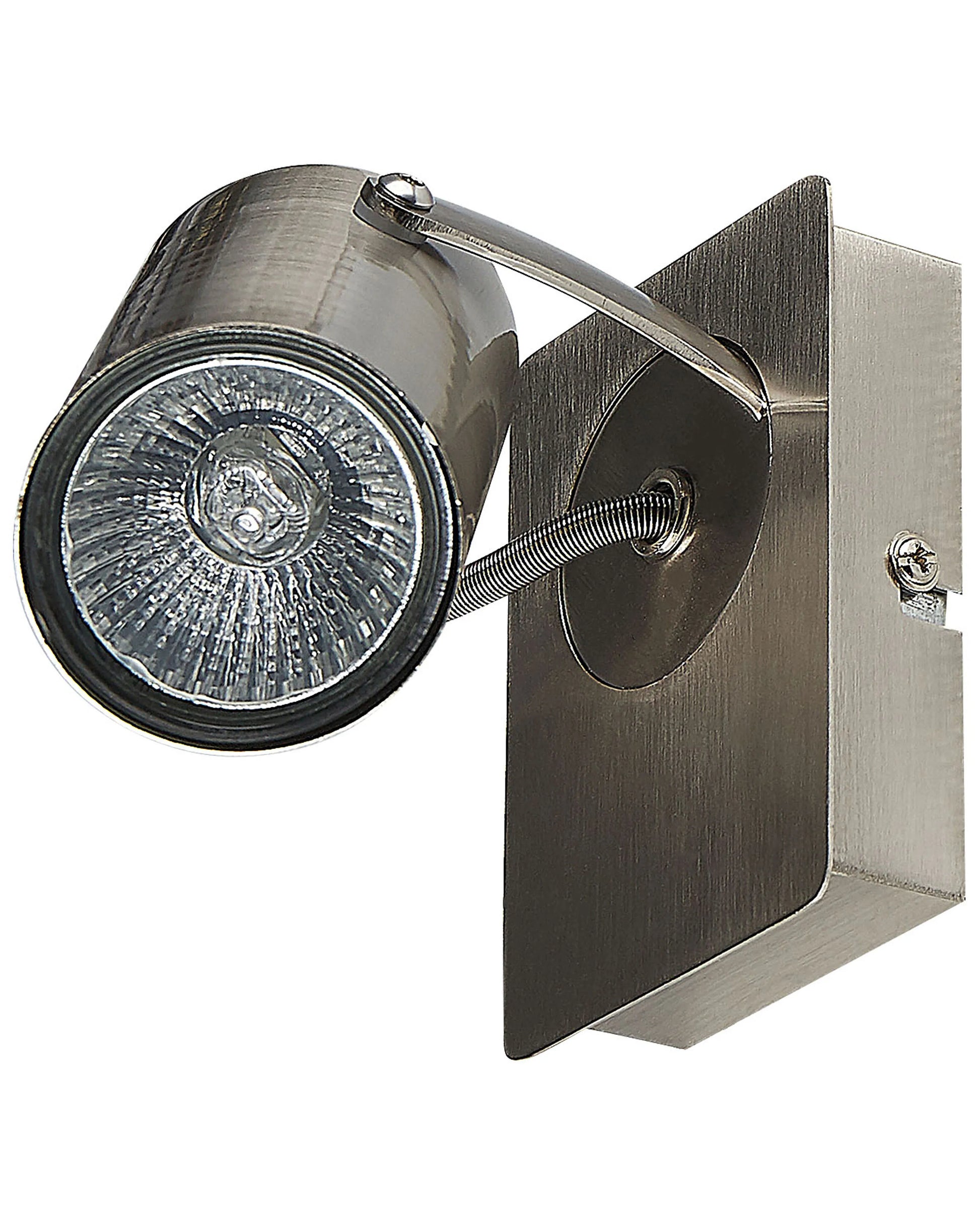  Set Of 2 Spotlight Lamps KLIP Adjustable Metal Silver