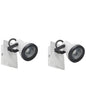  Set Of 2 Spotlight Lamps BARO Adjustable Metal White